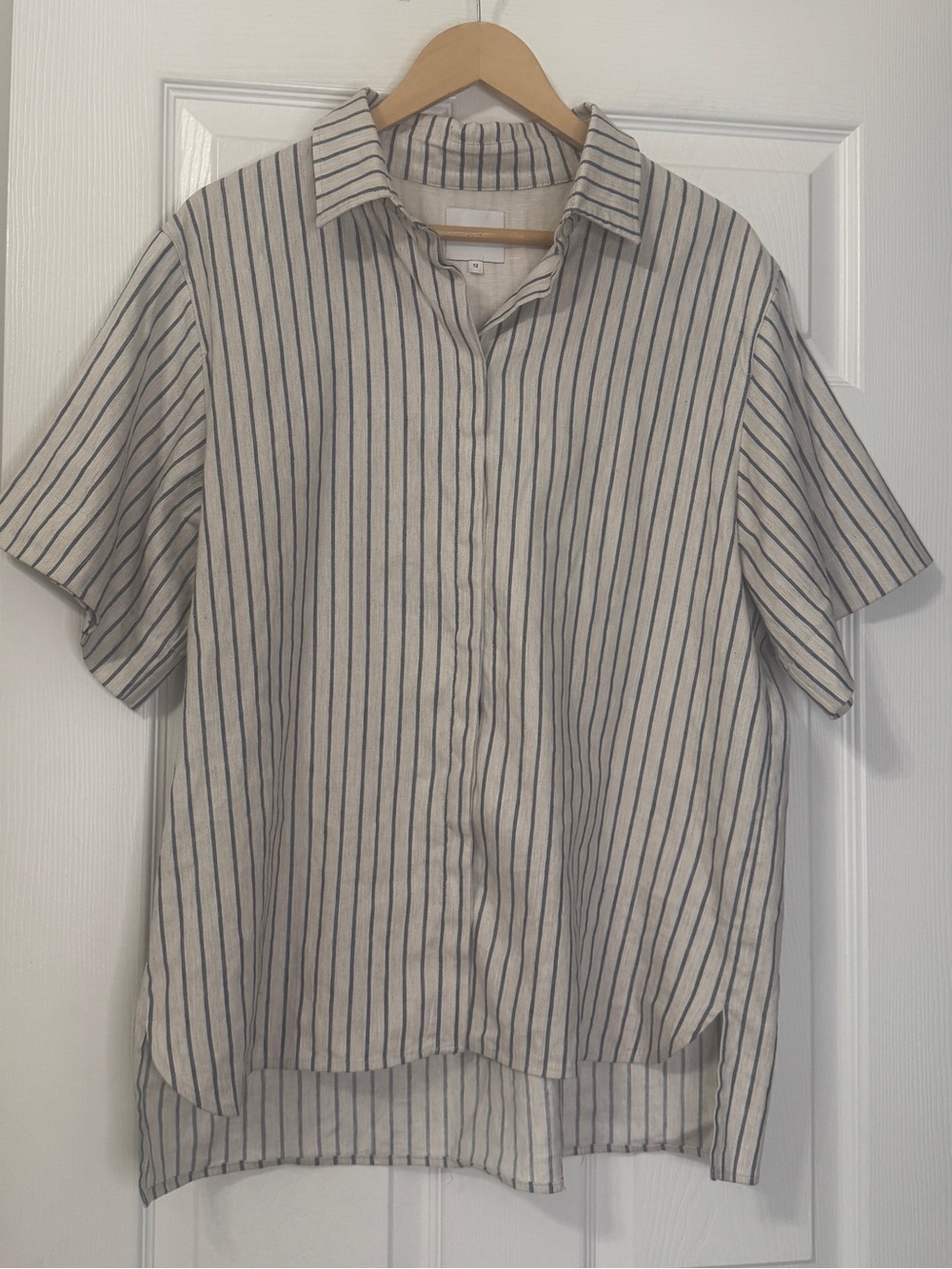 Goop. Vargas Italian linen blend shirt